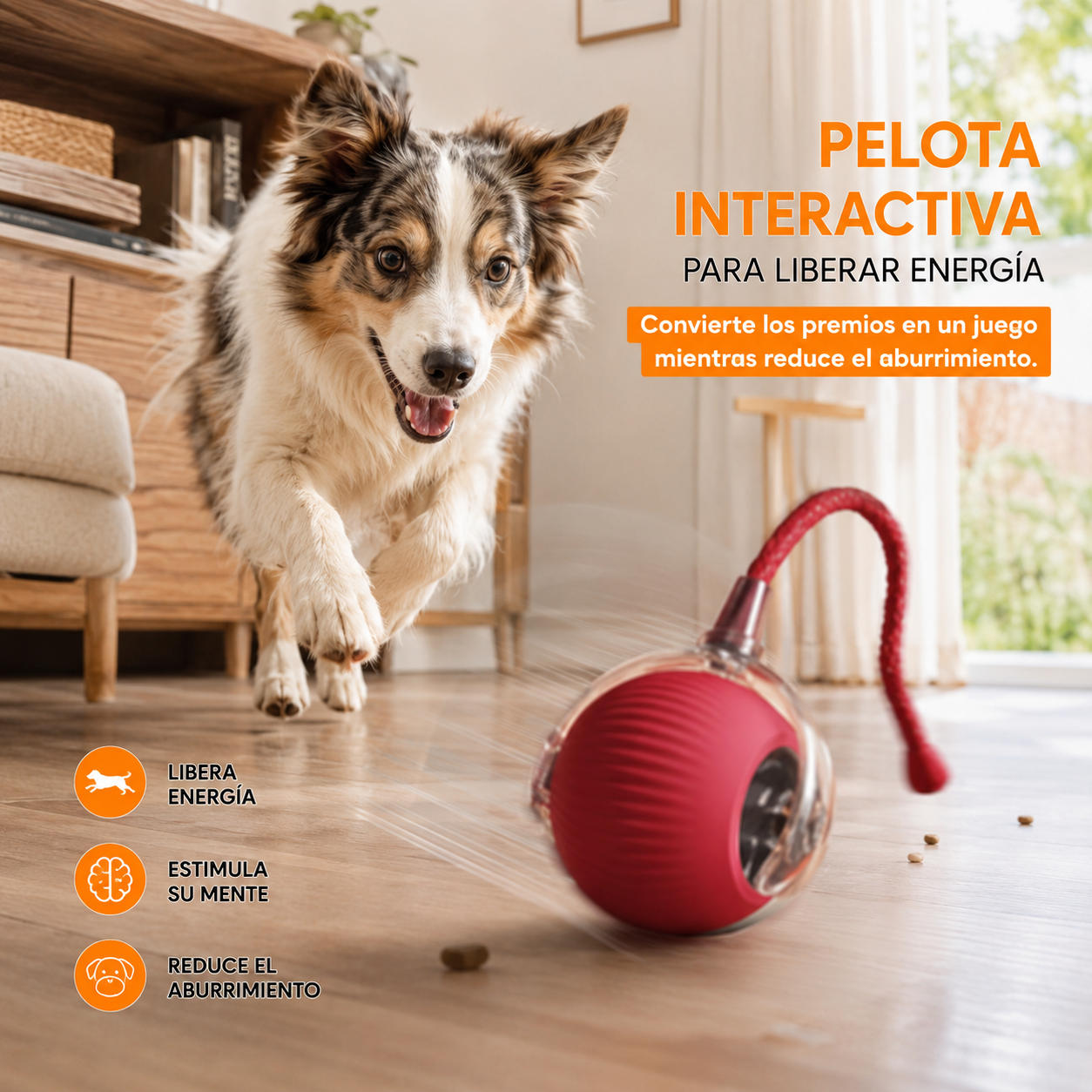 Pelota Interactiva para Liberar Energía