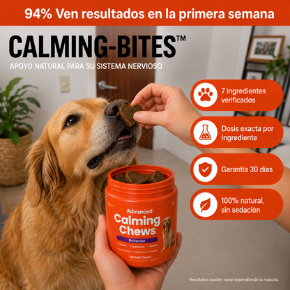 Apoyo de calma perruno en masticables