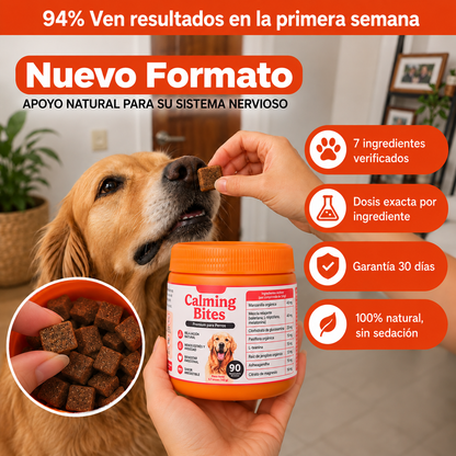 Apoyo de calma perruno en masticables