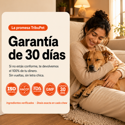 Soporte de calma perruno en masticables